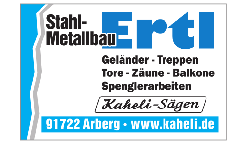 Logo des Unternehmens Stahl-Metallbau Ertl