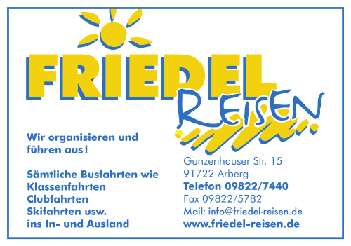 Logo des Unternehmens Friedel Reisen GbR