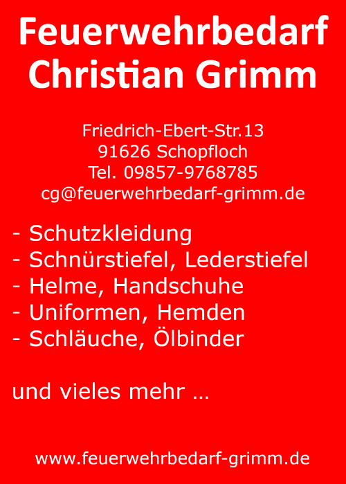 Logo des Unternehmens Feuerwehrbedarf Christian Grim